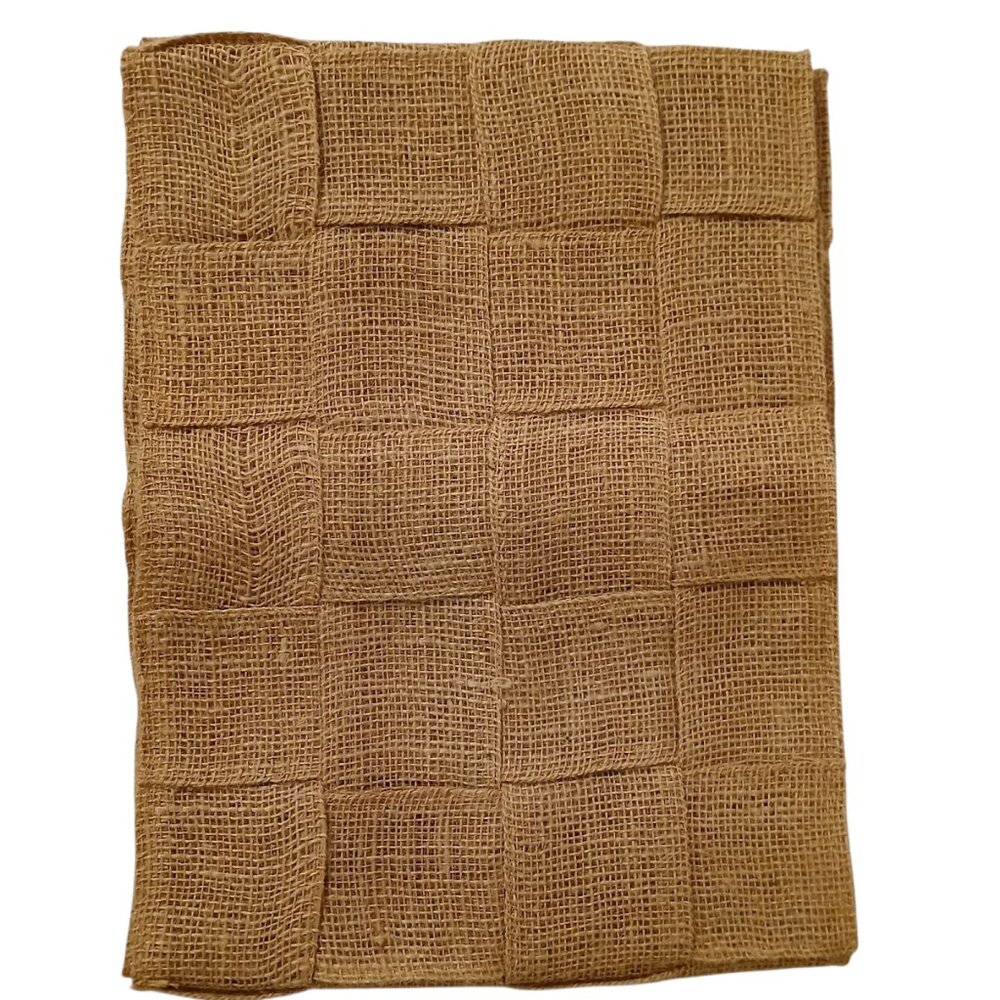 Burlap woven table runner 12 X 66 inches